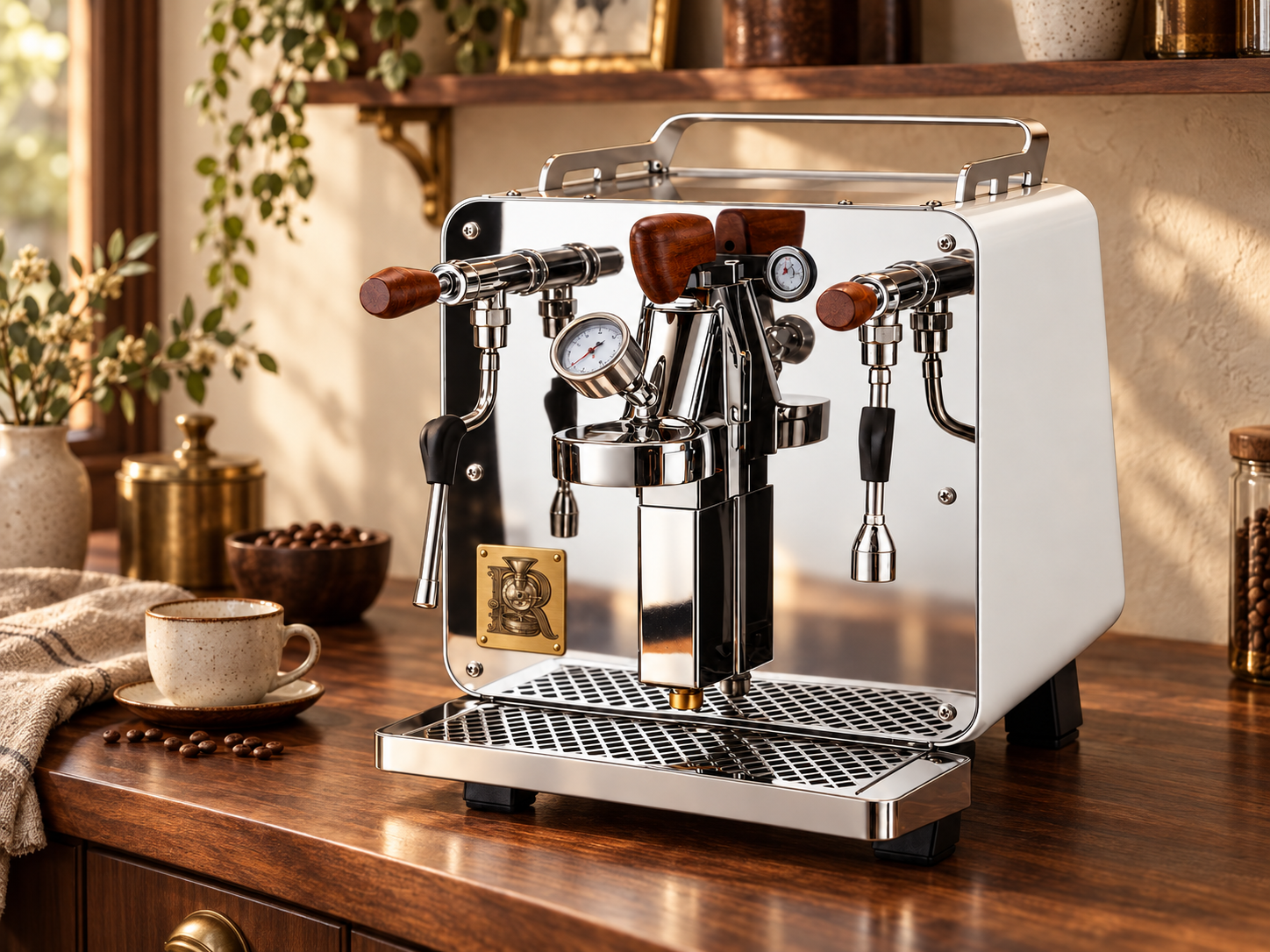 R.E.A.L dual-boiler espresso machine